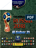 Album FIFA World Cup Russia 2018 Gold Edition Swiss Panini