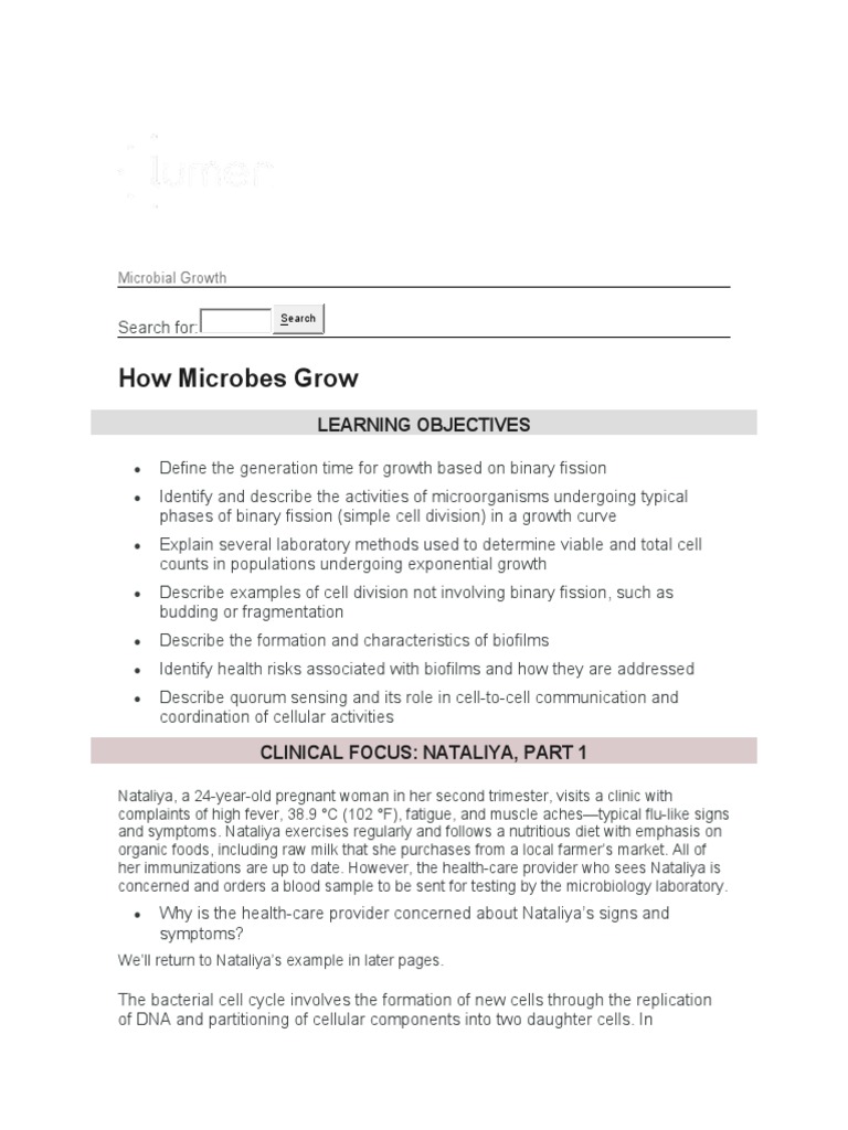 Microbial Grow 1 PDF Biofilm Bacteria
