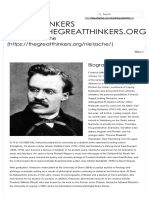 Biography of Friedrich Nietzsche