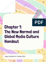 Chapter 1 - The New Normal and Global Media Culture Handout