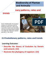 Chapter 2 - Evolutionary Patterns, Rates and Trends