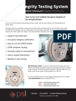 Glove Integrity Testing System