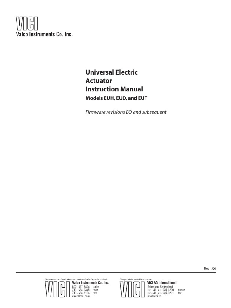 Universal Actuator | PDF
