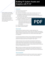 Success Class Building PI System Assets and Analytics With PI AF Datasheet