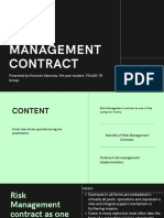 Risk Management Contract