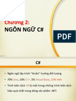 Chuong 2 - Ngon ngu C#