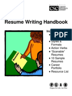 8527122 Resume Handbook