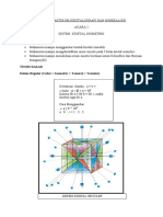 Modul Praktikum Kristalografi Dan Mineralogi. Acara 2