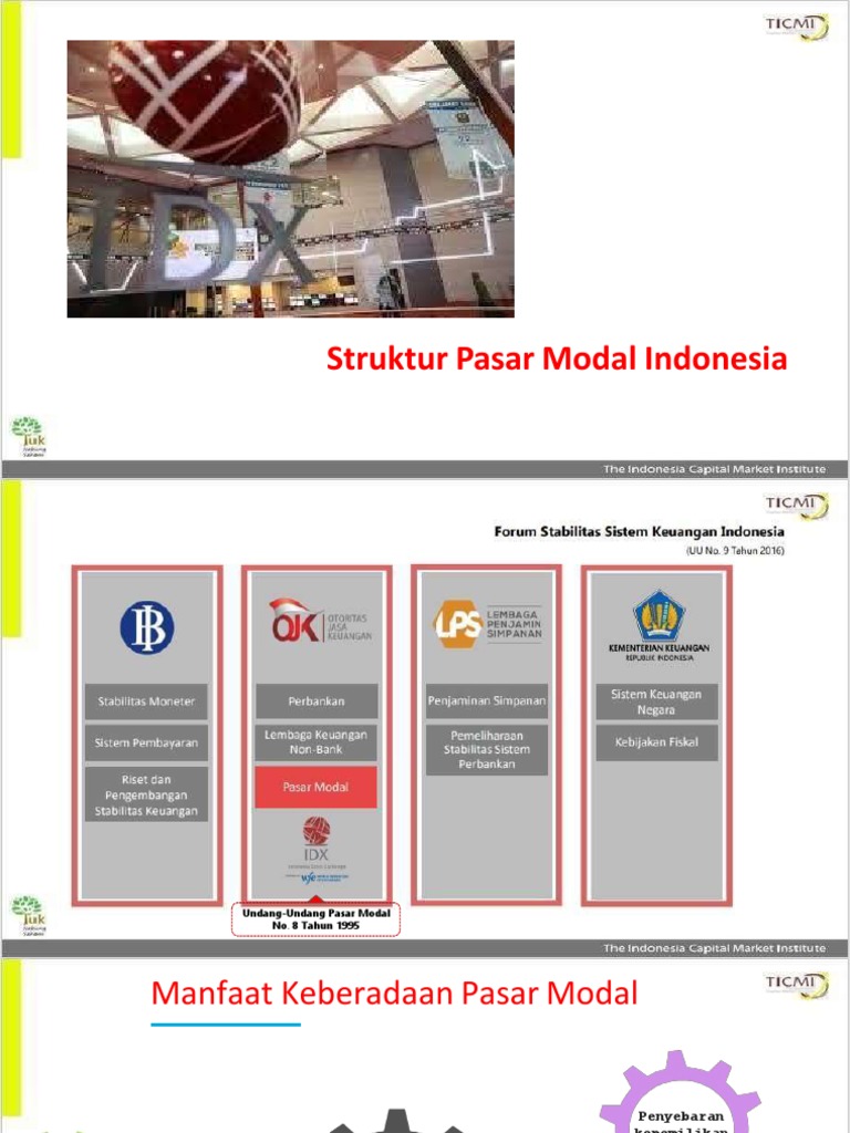 [JUDUL]: Struktur dan Perkembangan Pasar Modal Indonesia | PDF