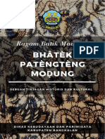 Ragam Batik Madura, Bhâtèk Patèngtèng Mo Ung Sebuah Tinjauan Historis Dan Kultural