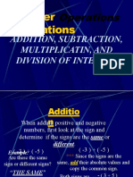 Integer Operations