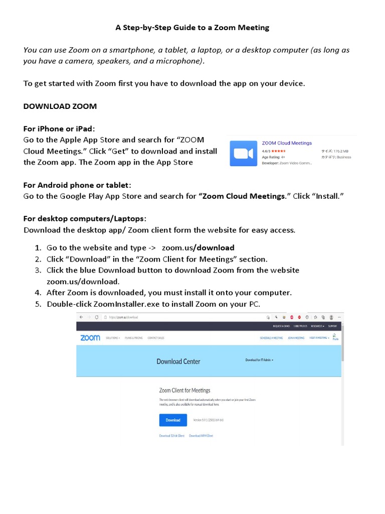 How to Join ZOOM Meeting PDF