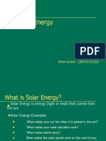 solar enery (biren - 180101101022)