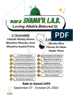 CM RA22 Kids Shamail LAB Activity Guide