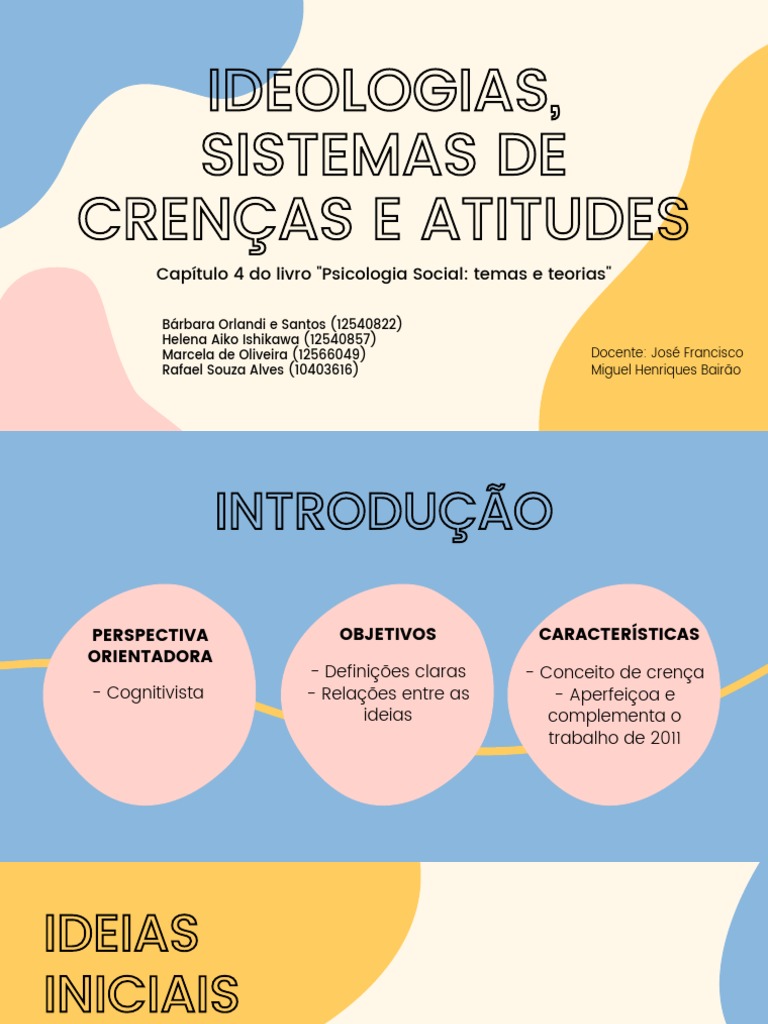 Ideologias e Sistemas de Crenças | PDF | Psicologia | Sociologia