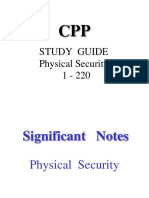 CPP Study Guide 1-Physical Security