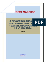 Herbert Marcuse - Capitalismo tardío y la estrategia de la izquierda.