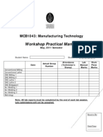 Workshop Practical Manual