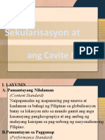 Sekularisasyon at Ang Cavite Mutiny