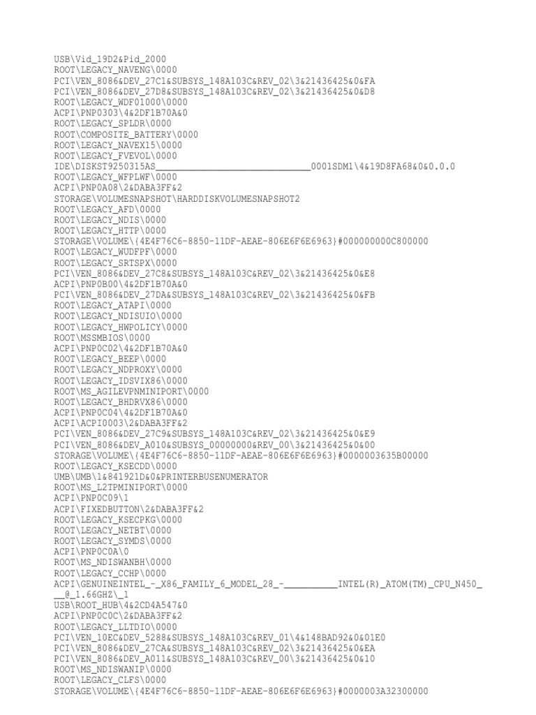 Device Driver Identifiers | PDF | Computer Hardware | Computing