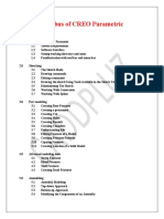 Creo Parametric Syllabus