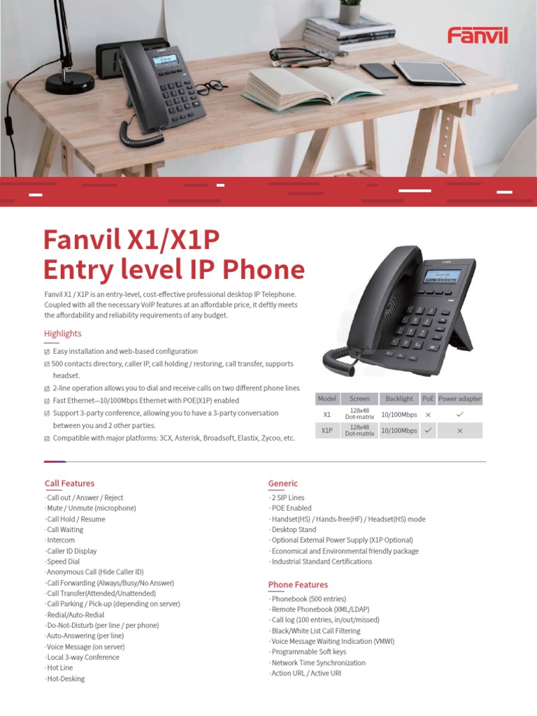 Fanvil IP Phone | PDF