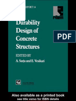 Durability Design of Concrete Structures Written PDF