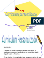 Curriculum Personalizado