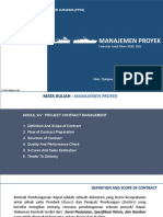 Materi Manajemen Proyek - Modul Xiv - Project Contract MGMT - Nop 2020