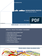 Materi Manajemen Proyek - Modul Xiii - Project Proc MGMT - Nop 2020