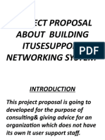 IT Support Network Project Proposal