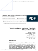 Transformer Failure Analysis On Three Failures at Xcel Energy Substations - Chisago, Harrison & Fifth Street