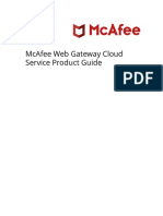 Mcafee Web Gateway Cloud Service Product Guide 1-26-2022