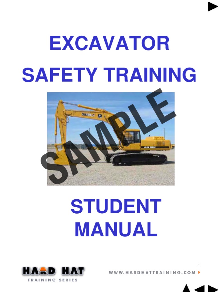 Excavator Student Manual | Bearing (Mechanical) | Excavation (Archaeology)
