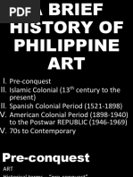 A Brief History of Philippine ART