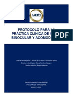 Protocolo Pratica Clinica de Binocular e Acomodativo