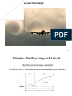 Estimation of lift and drag of a full aircraft using vortex wake theory
