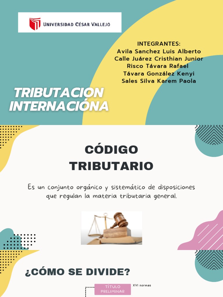 Estructura y Normas del Código Tributario | PDF | Economias | Gobierno