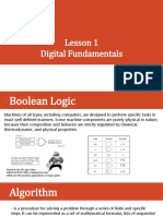W1 Lesson 1 Digital Fundamentals - PPT PDF
