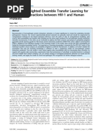 Probability Weighted Ensemble Transfer Learning for