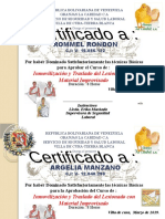 Certificado Inmovilizacion