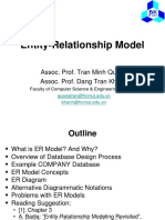 Entity-Relationship Model: Assoc. Prof. Tran Minh Quang Assoc. Prof. Dang Tran Khanh