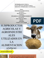 Subproductos Agricolas y Agroindustriales Utilizados en La Alimentacion Animal