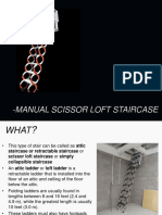 Manual Scissor Loft Staircase-1