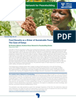 Food Security as a Driver of Sustainable Peace: The Case of Kenya