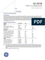 Lexan Polycarbonate 9030 Technical Properties Data Sheet