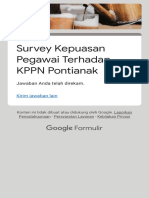 Survey Kepuasan Pegawai Terhadap KPPN Pontianak