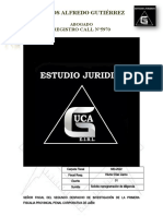 Solicito Reprogramación de Diligencia - Carpeta Fiscal #680-2022