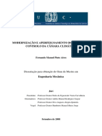 Modernização e aperfeiçoamento do sistema de controlo da câmara climática