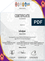 Webinar - Certificate